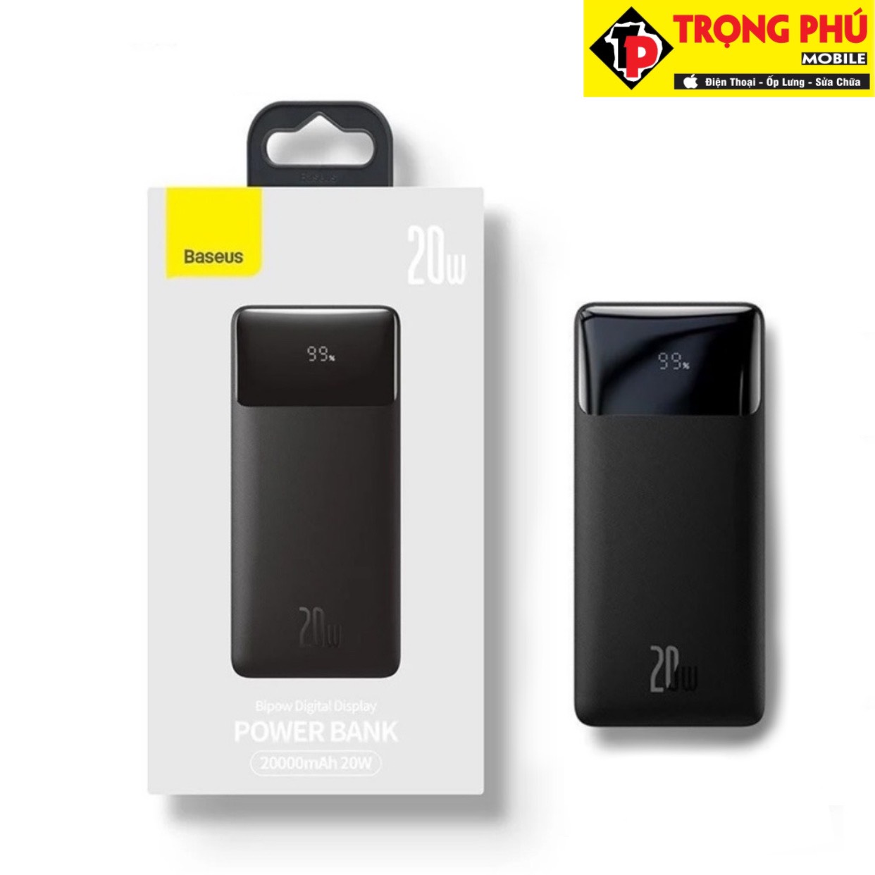 Sạc dự phòng Baseus BIPOW 20W 20.000mah - Chính hãng