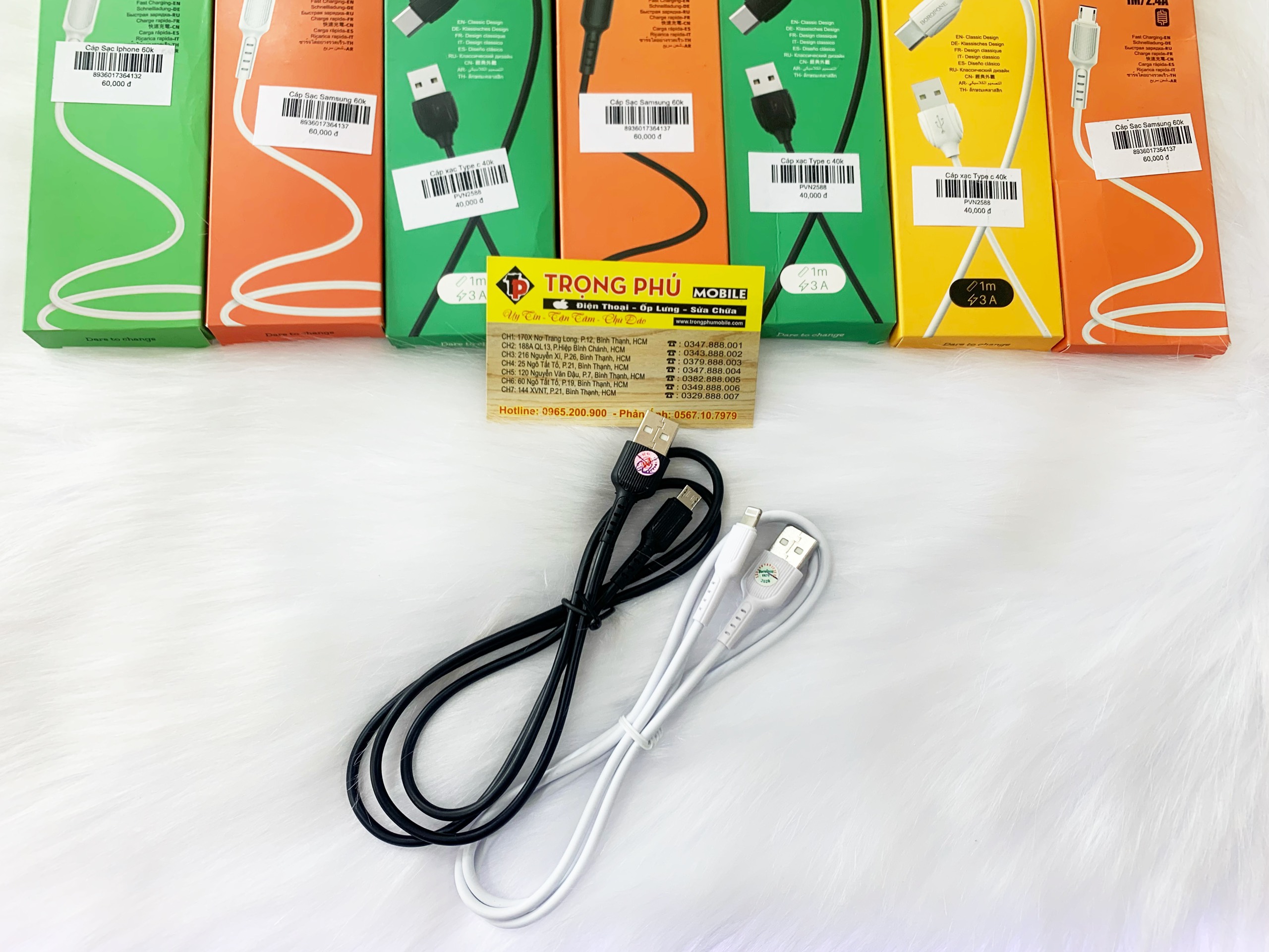 Cáp sạc Usb-Lighting Borofone BX16