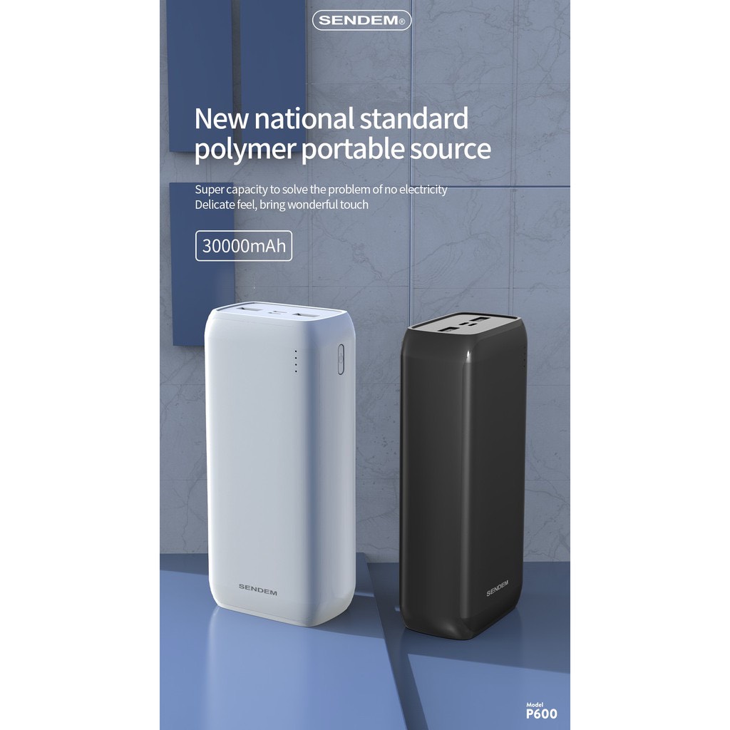 Sạc dự phòng Sendem P600 30.000mah