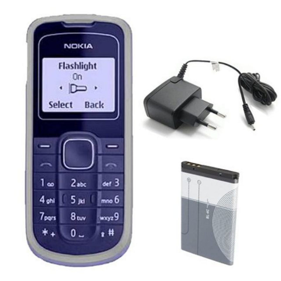 Điện thoại Nokia 1202 zin Cũ Đủ pin sạc Bao cắt sóng