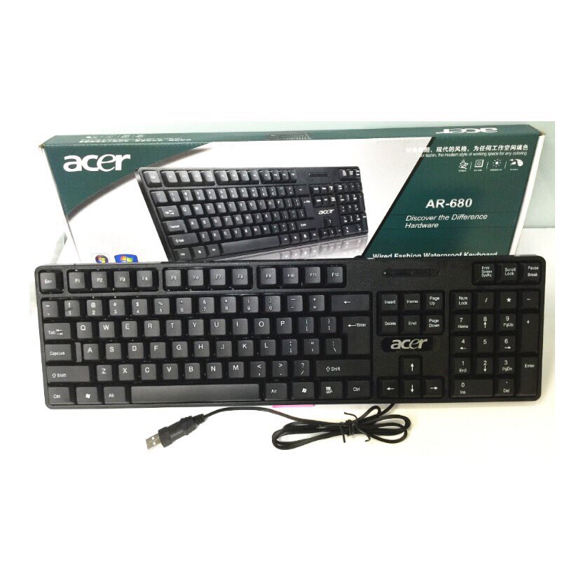 Bàn phím cơ máy tính chống nước Acer AR680