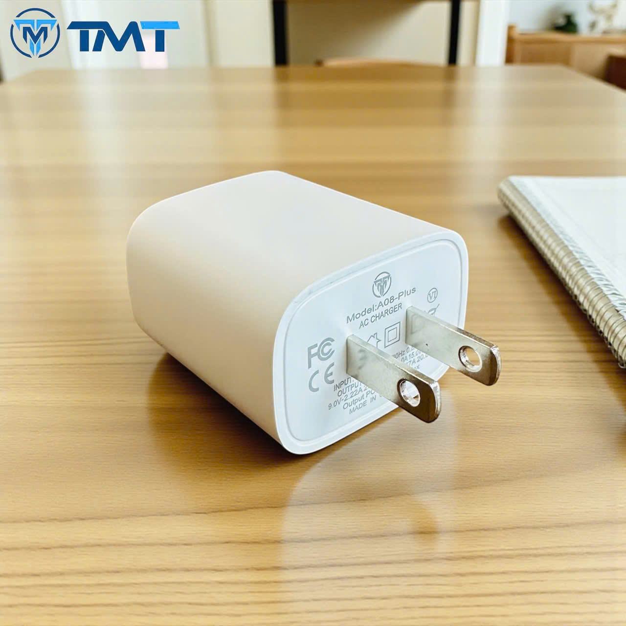 Cốc sạc TypeC TMT A08 20w ra typeC - sạc nhà máy 120k - Ra TypeC