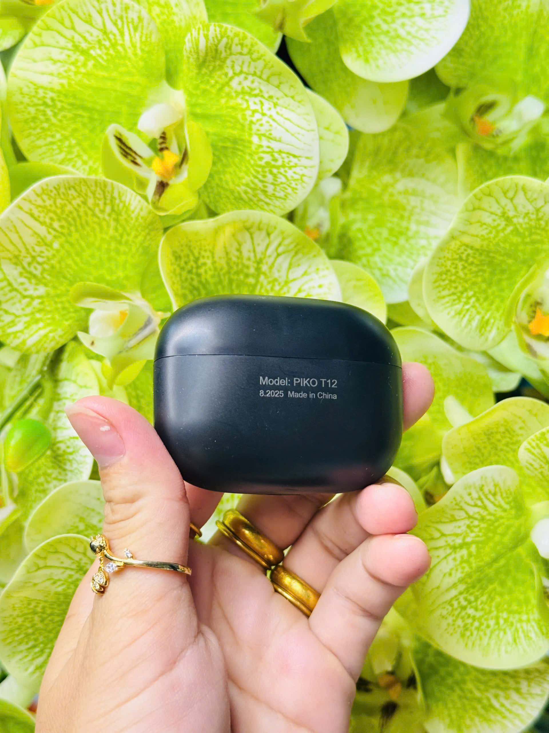 Tai nghe bluetooth Piko T12 14h đen - Đen