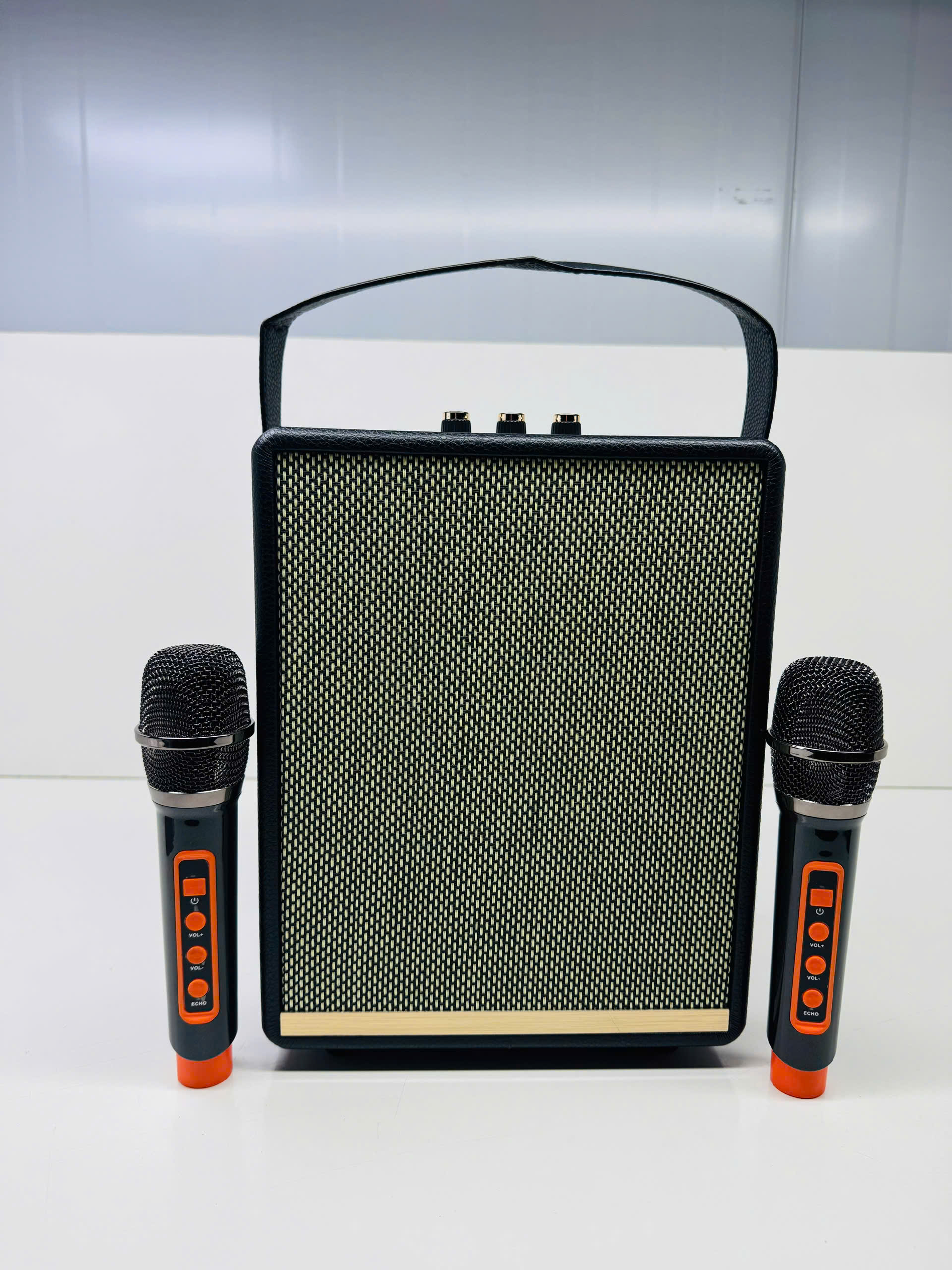 Loa Karaoke Bluetooth kèm 2 mic hát Ys M100 Pro