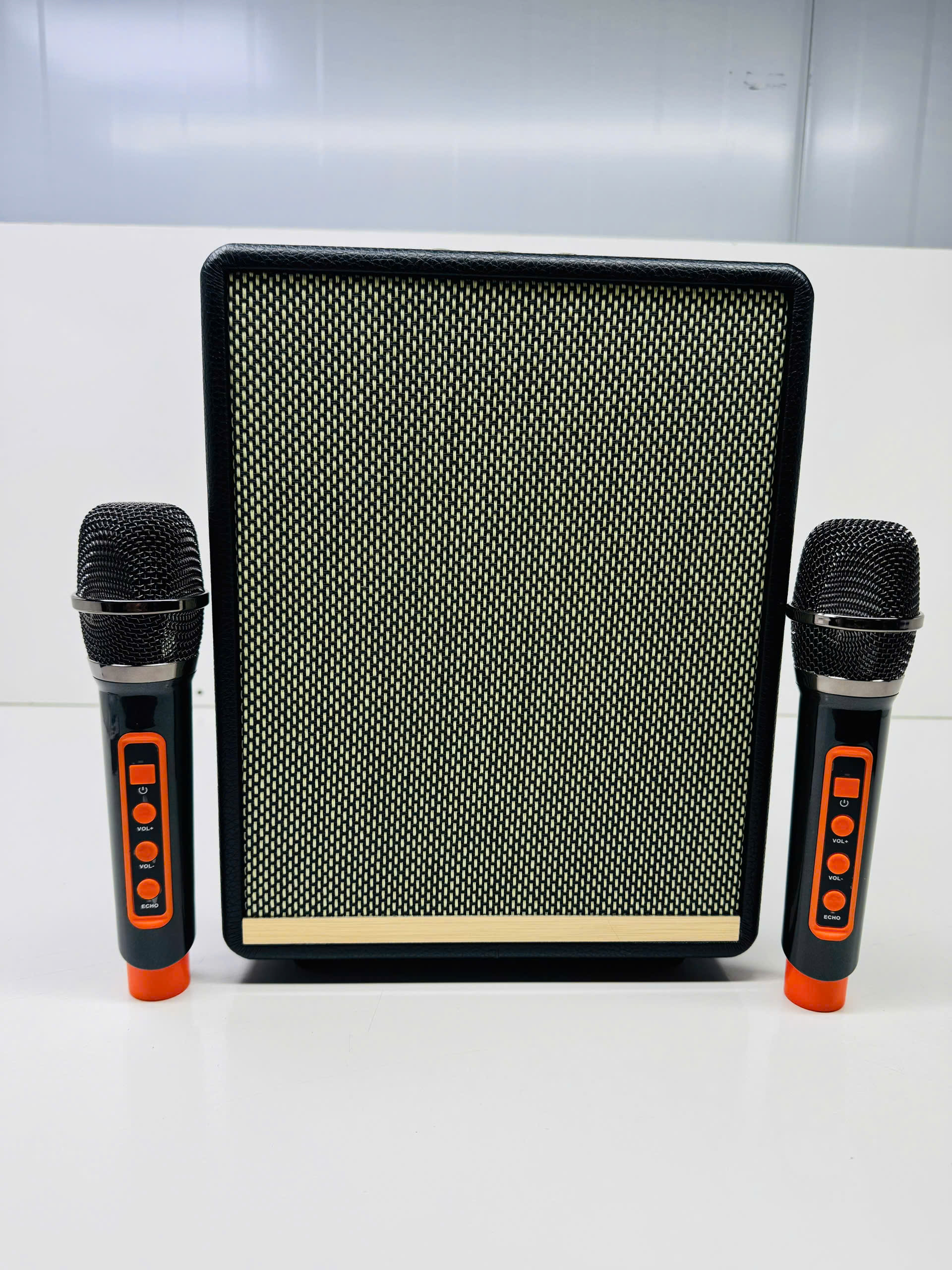 Loa Karaoke Bluetooth kèm 2 Micro hát Ys M100 Pro