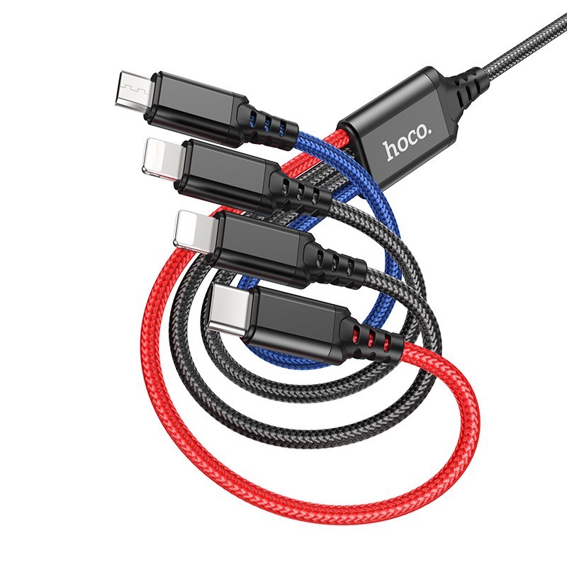 Cáp sạc 4 đầu Hoco X76