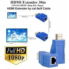 Đầu nối HDMI ra mạng Lan Rj45 30M ko nguồn