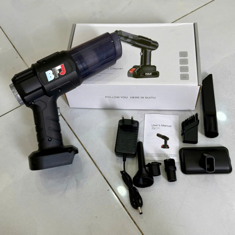 Máy thổi hút bụi 2in1 cầm tay 6631 dùng pin cell (chưa gồm pin)