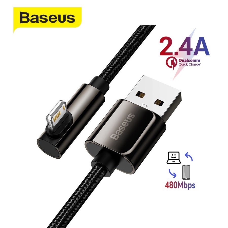Cáp sạc Usb-Lighting Baseus Legen Elbow chân gập