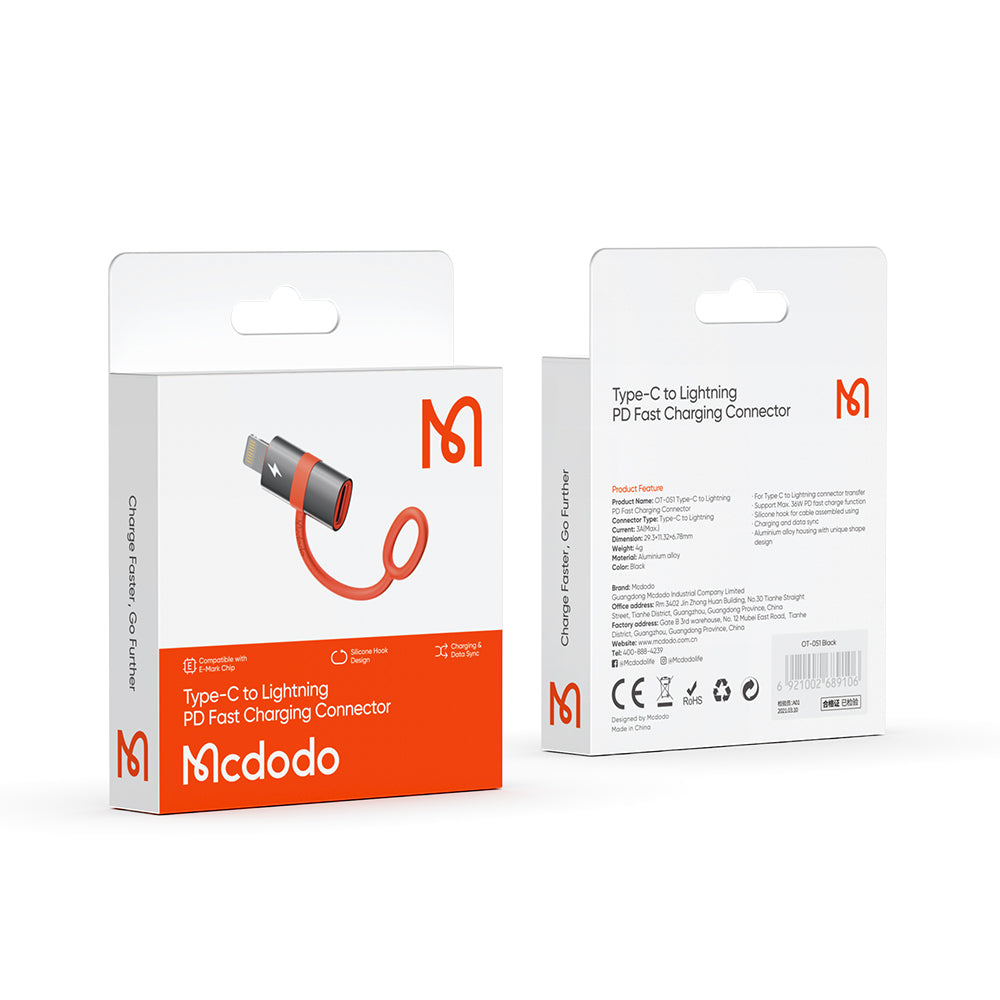 Đầu Chuyển OTG Mcdodo Lighting to TypeC Connector