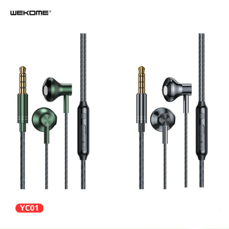 Tai nghe dây đầu tròn Wekome YC01 3.5 cao cấp