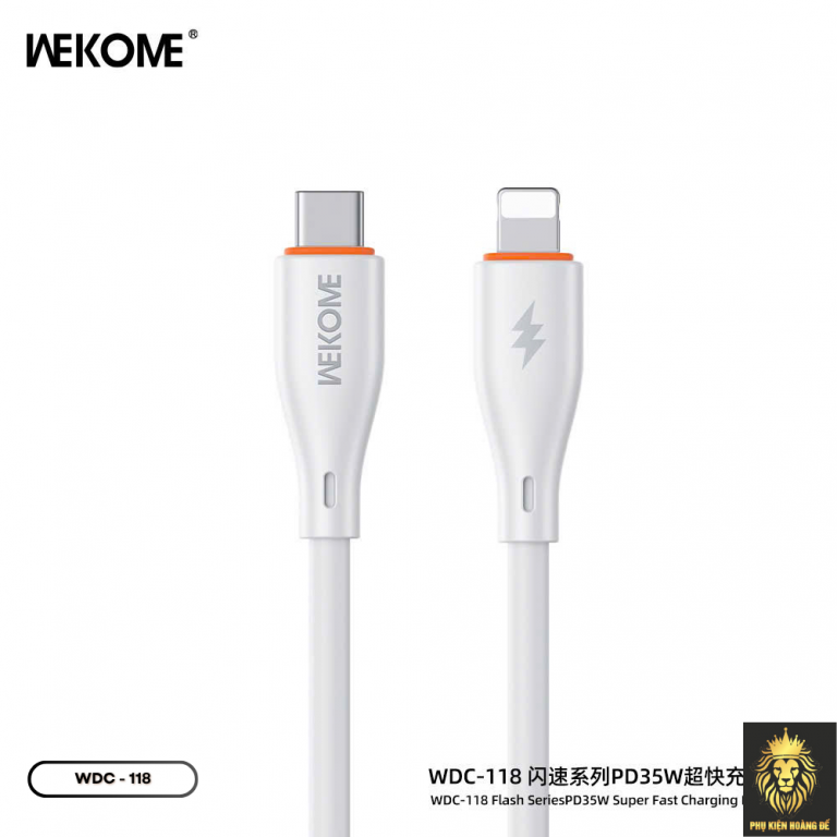 Cáp sạc TypeC-lighting Wekome WDC 118