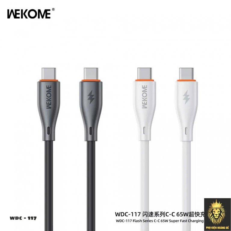 Cáp sạc TypeC-Typec Wekome WDC 117