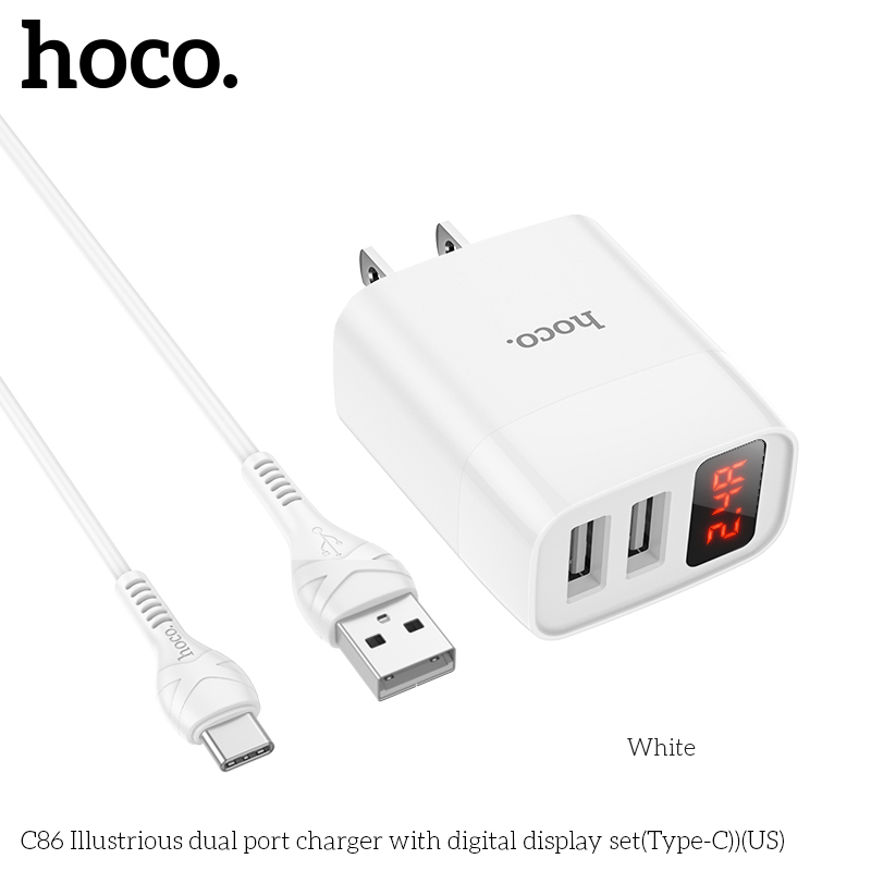 Bộ sạc Usb-Lighting Hoco C73Q 18w
