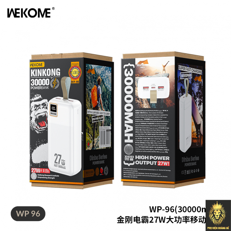 Sạc dự phòng Wekome WP-96 30.000mah