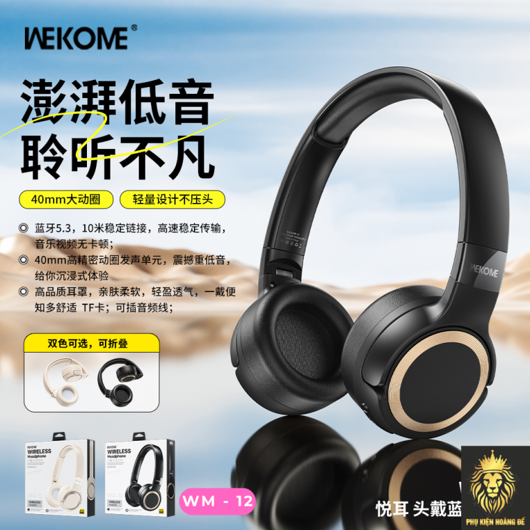 Tai nghe Chụp Wekome WM 12
