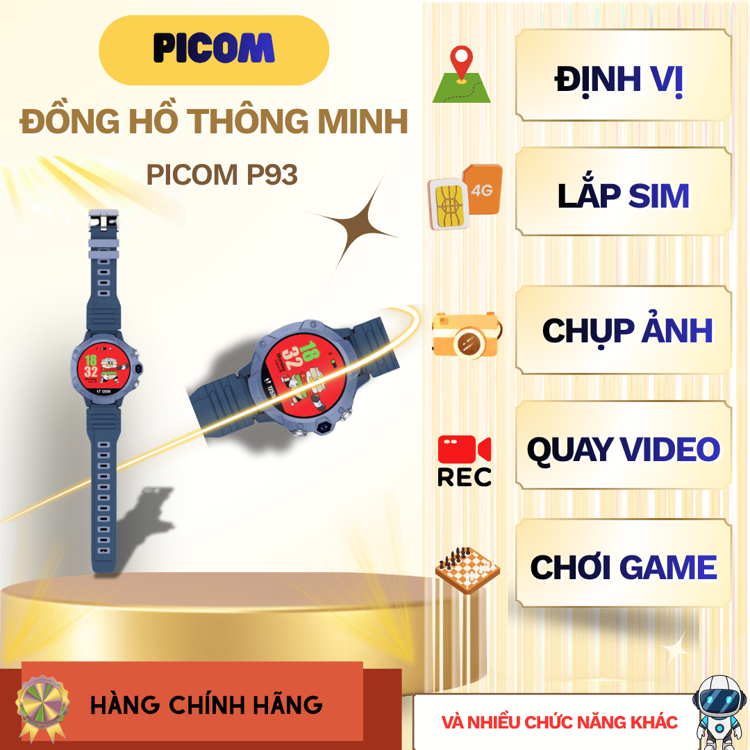 Đồng Hồ Định vị Trẻ Em Picom P93