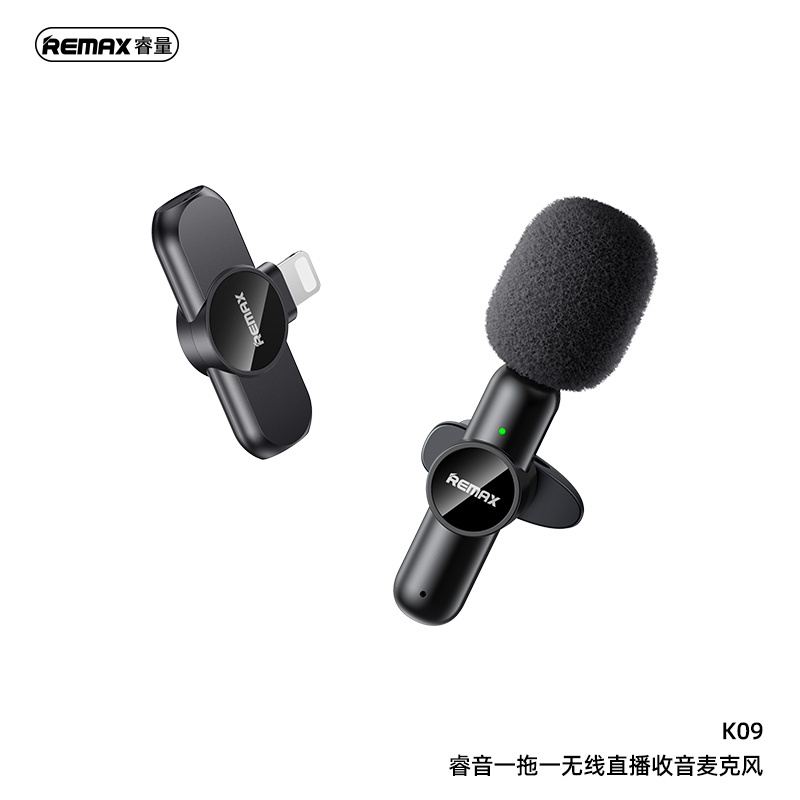Mic thu âm stream Remax K09 1 mic lighting