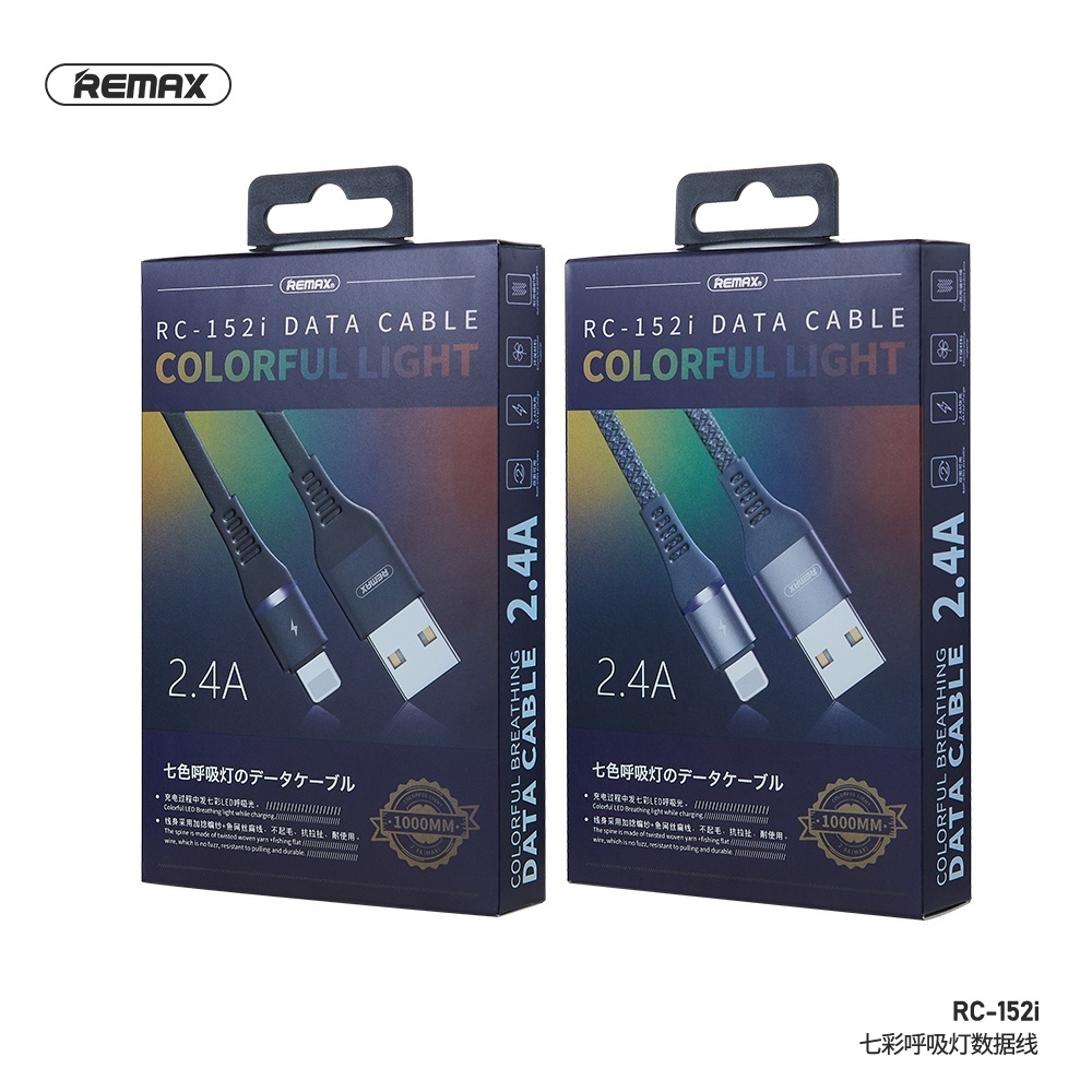 Cáp sạc Usb-Lighting Remax RC-152i 2.4A