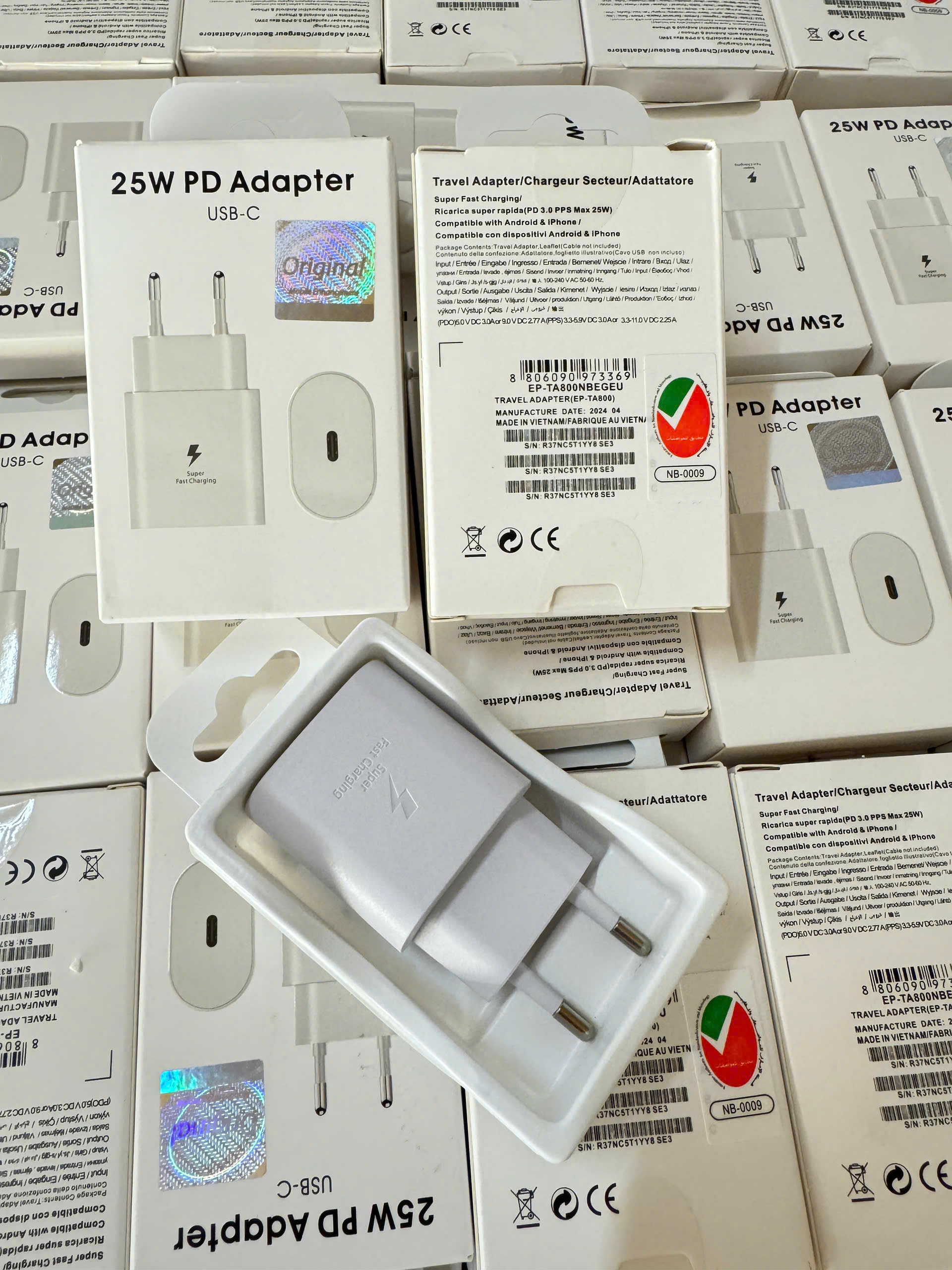 Cốc sạc TypeC 25W TA-25 cho samsung