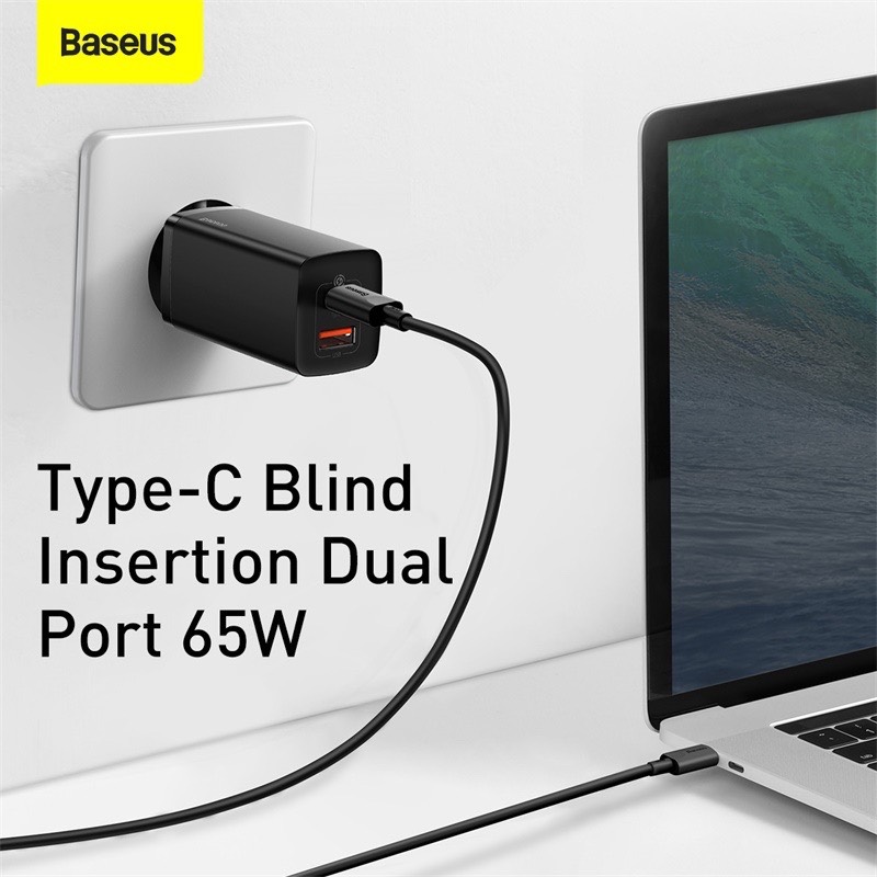 Bộ sạc TypeC-Lighting Baseus GaN2 Quick Charger