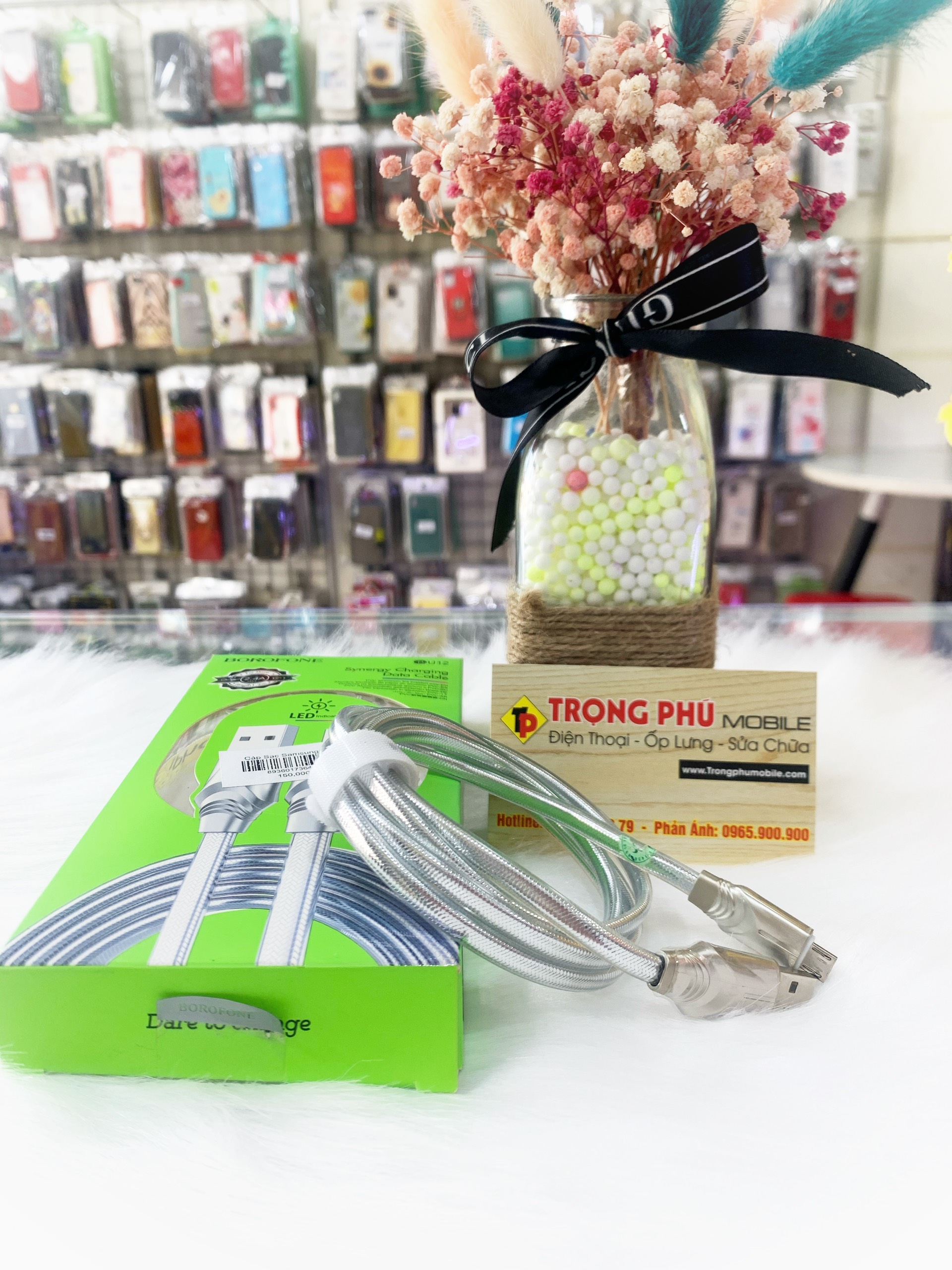 Cáp sạc Usb-Lighting BOROFONE bu12