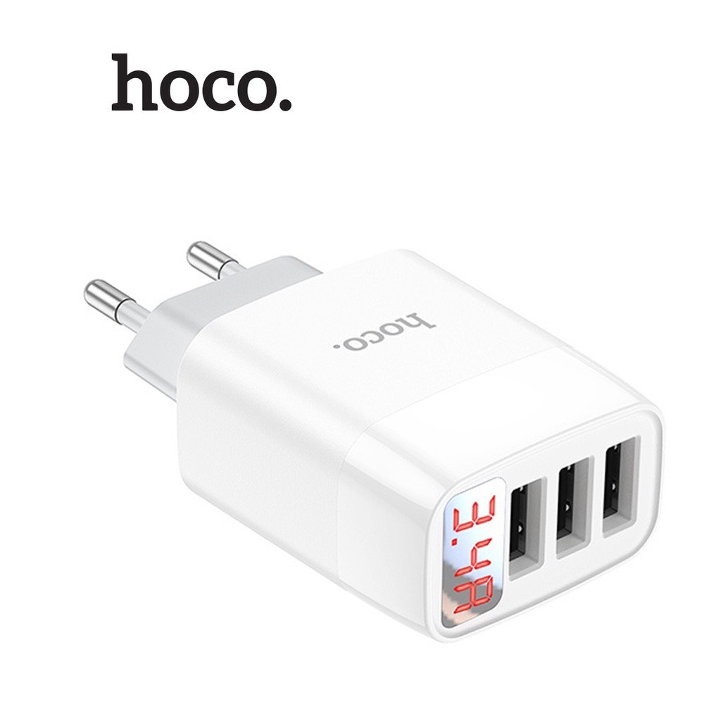 Cốc sạc 3 cổng Hoco C93A 3 cổng