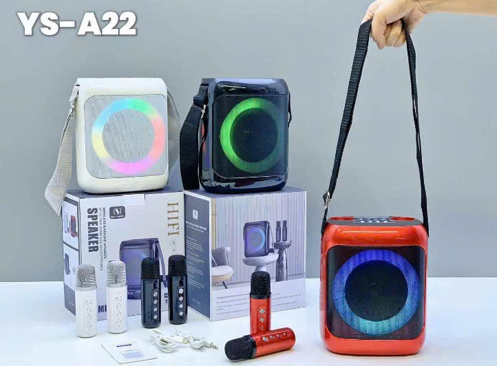 Loa Karaoke Bluetooth kèm 2 mic hát YOSD Ys-A22
