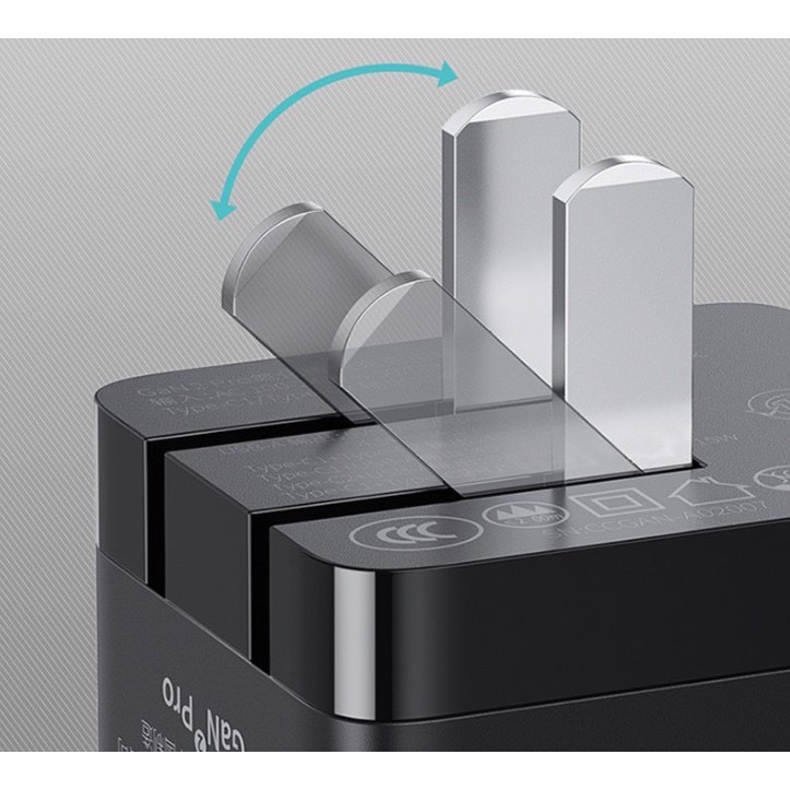 Bộ sạc TypeC-TypeC Baseus GaN2 Pro 2C+U 65W