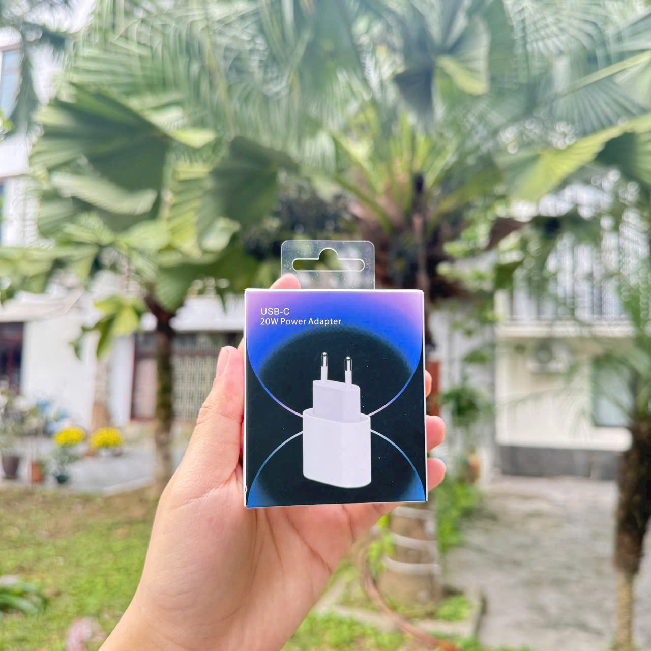 Cốc sạc TypeC ip 14 20w hộp tím