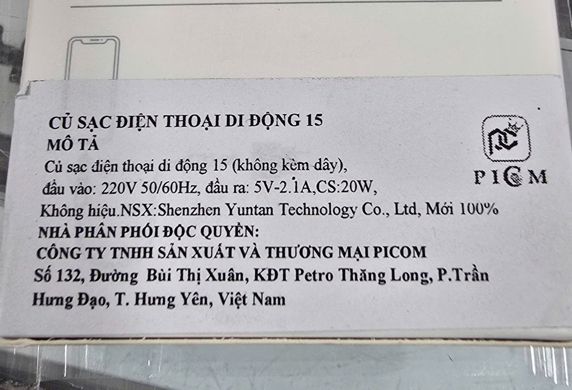 Cốc sạc TypeC ip 35w hộp xanh