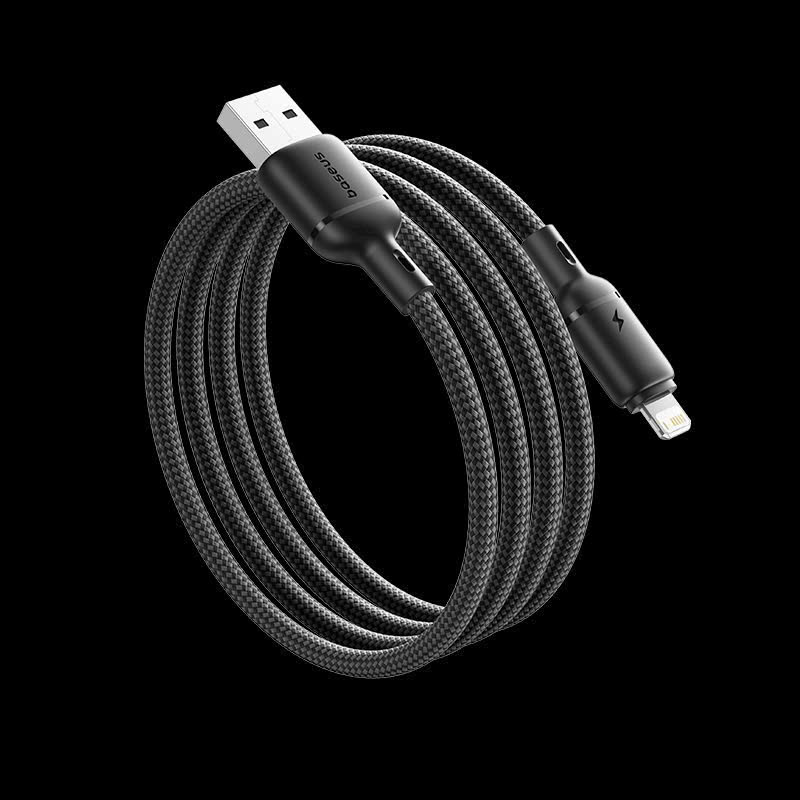 Cáp sạc Usb-Lighting Baseus smooth/Rundian dây Dù đóng túi