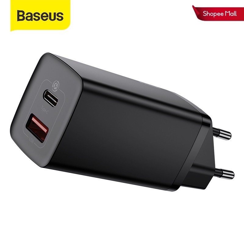 Bộ sạc TypeC-TypeC Baseus GaN2 Pro 2C+U 65W