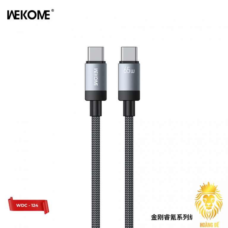 Cáp sạc TypeC-TypeC Wekome WDC 124
