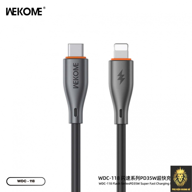 Cáp sạc TypeC-lighting Wekome WDC 118