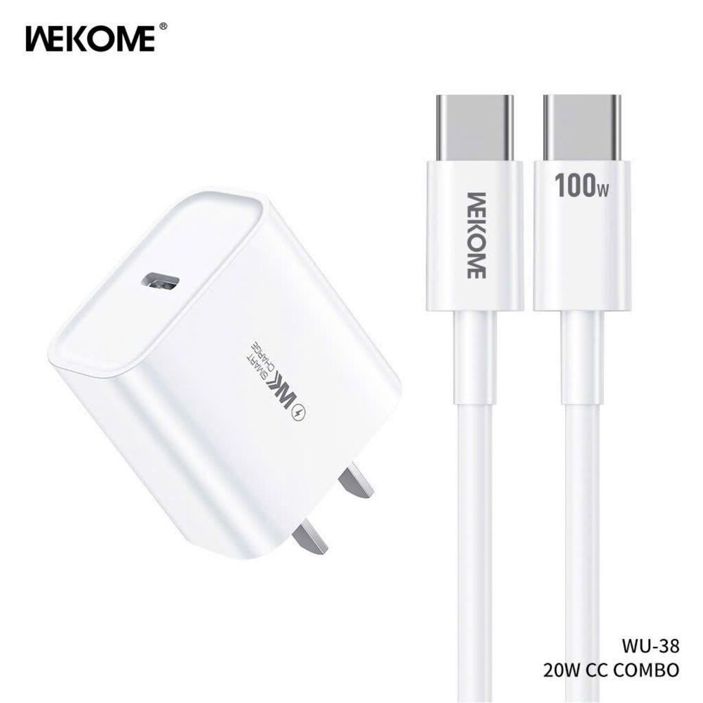 Bộ sạc TypeC-TypeC Wekome WU-38 20w
