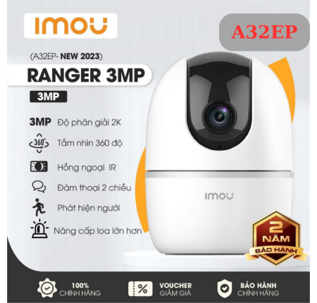 Camera IP imou A32 EP-V3 Xoay 360 loa to, đàm thoại 2 chiều) chính hãng