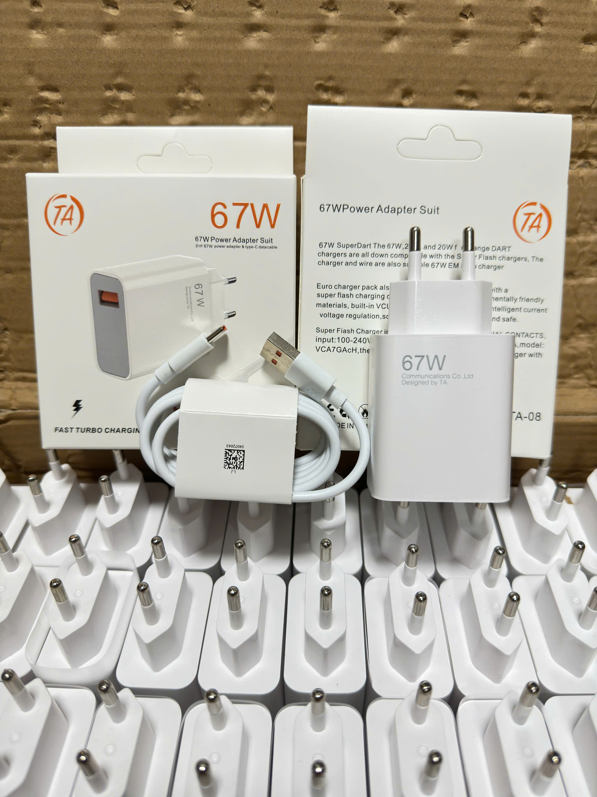 Bộ sạc USB-TypeC 67w TA-08 cho các dòng Xiaomi