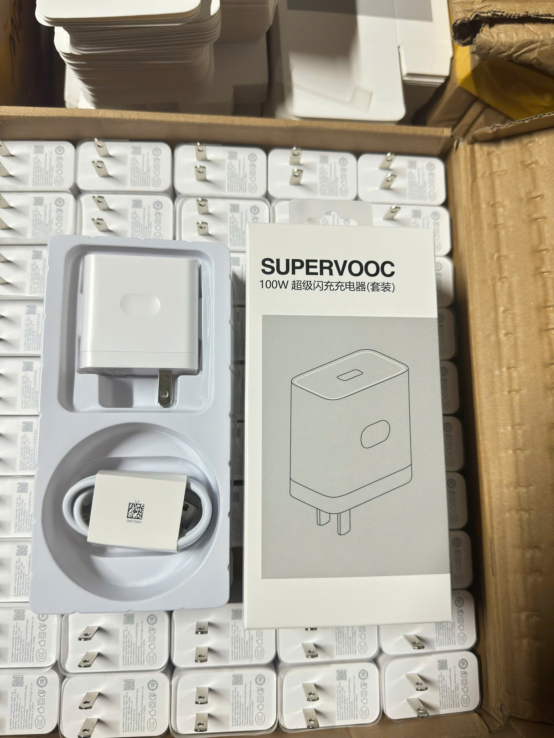 Bộ sạc USB-typeC Supervooc 100w cho Oppo TA-100w 220k