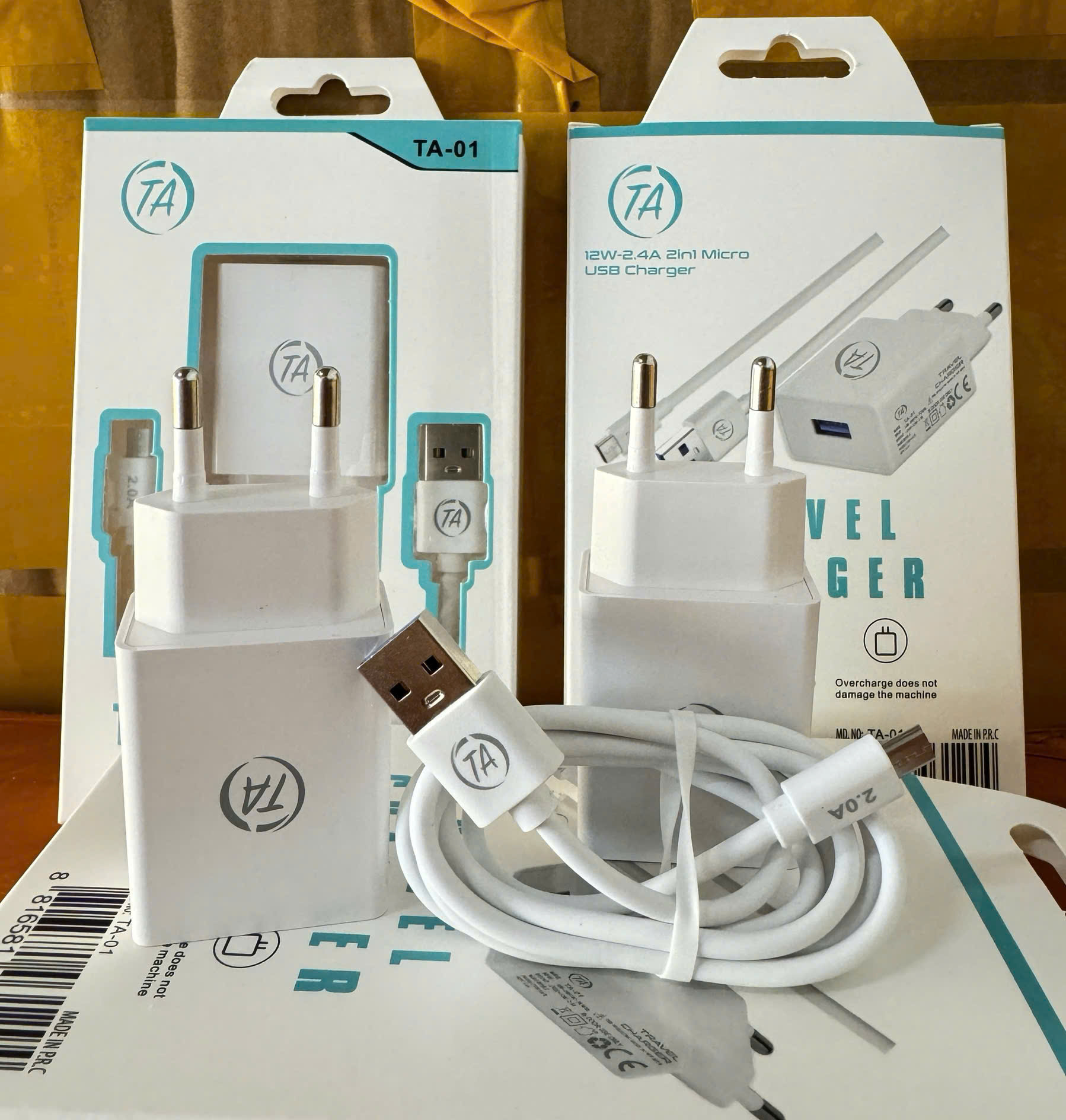 Bộ sạc USB-micro TA-01 12w 60k