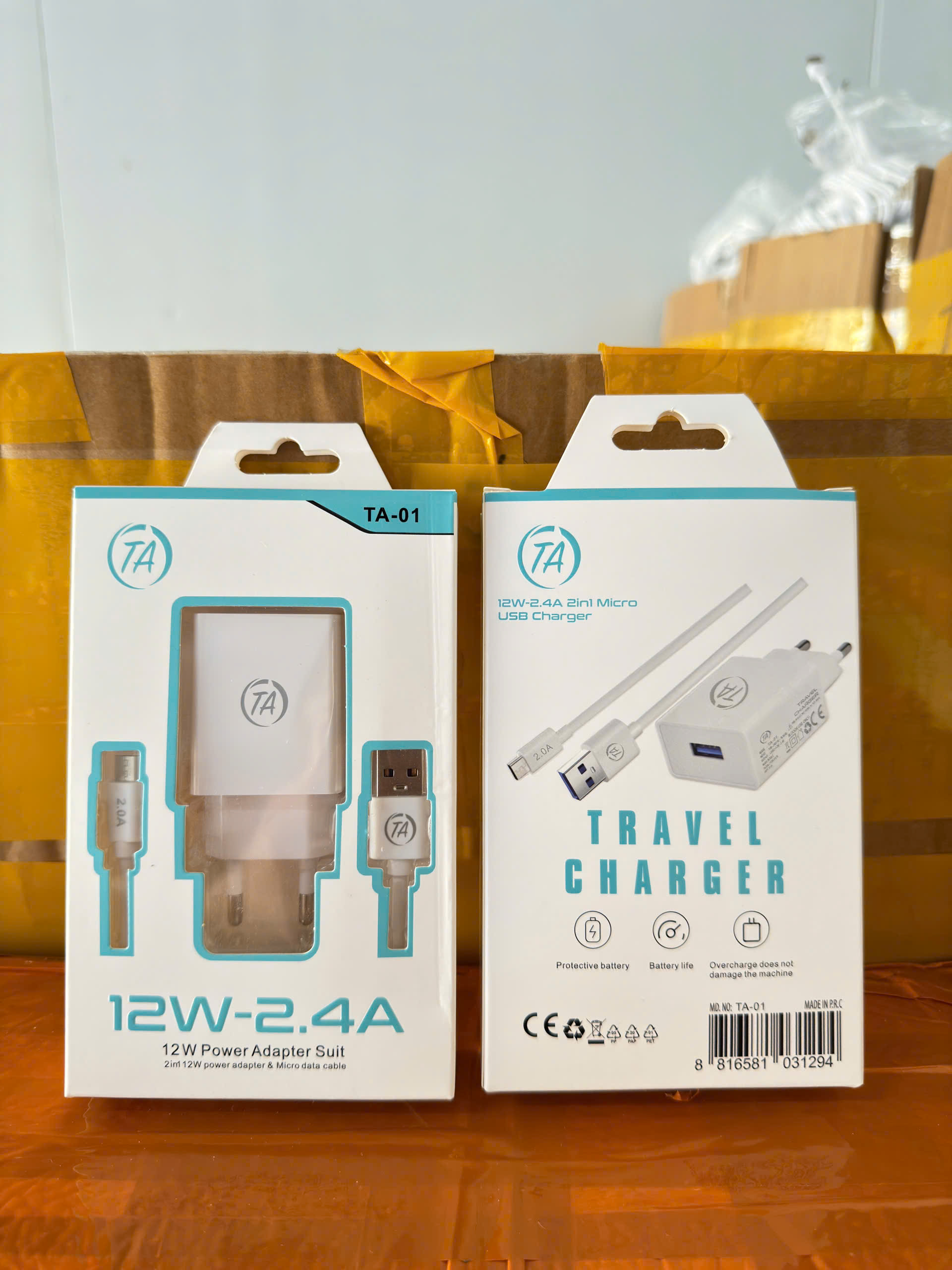 Bộ sạc USB-micro TA-01 12w 60k