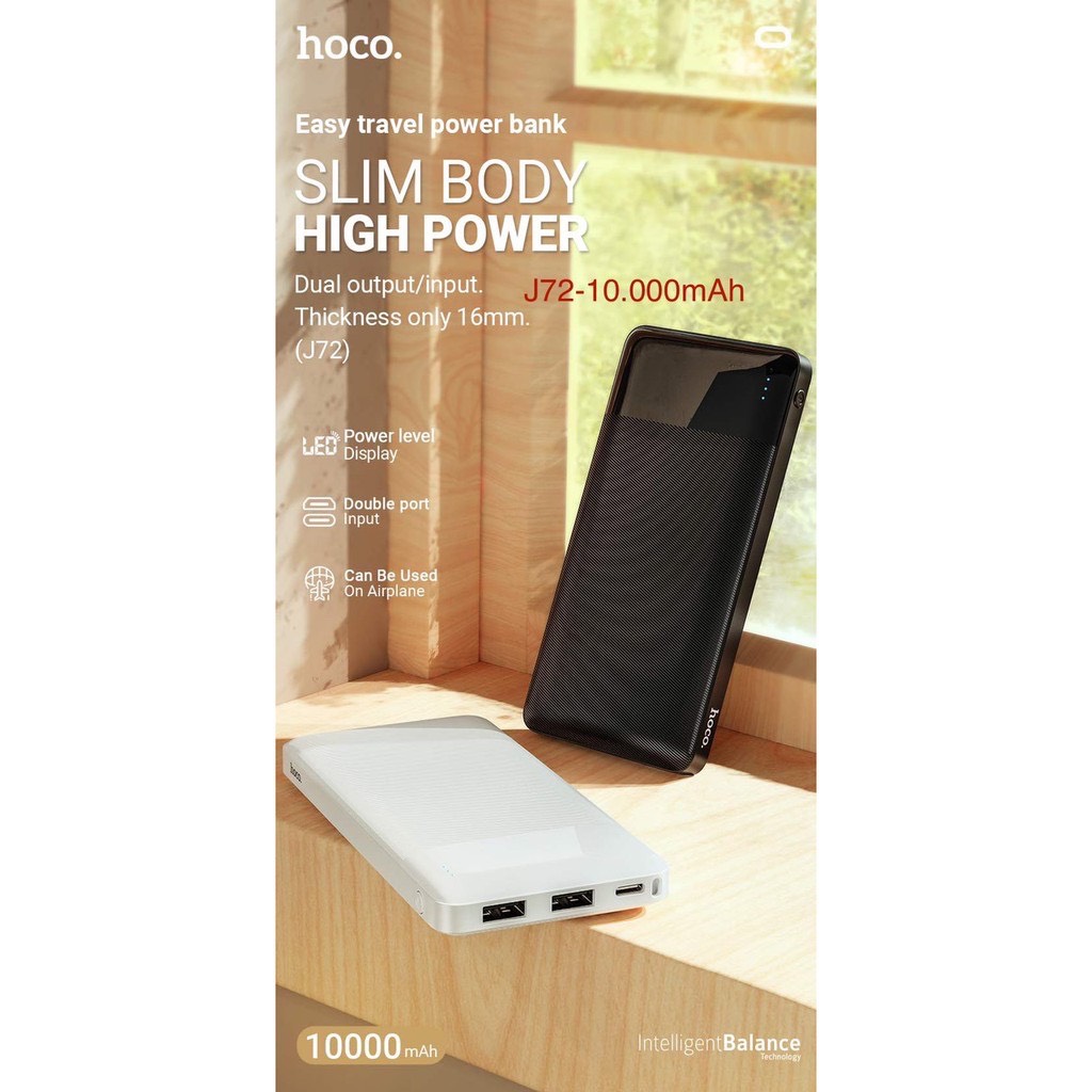 Sạc dự phòng Hoco j72 10.000mah