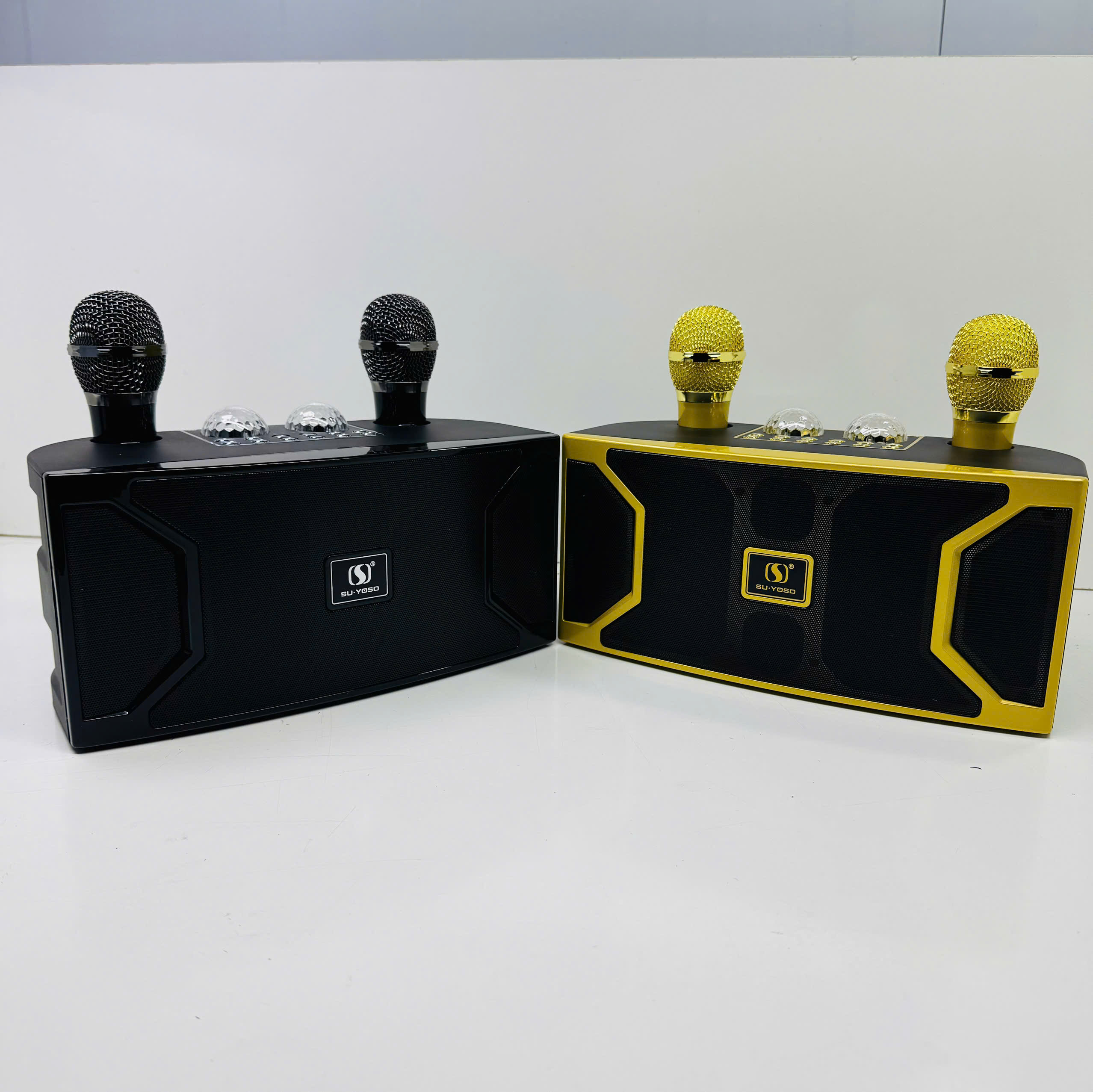 Loa Karaoke Bluetooth kèm 2 Micro hát YOSD Ys-A211