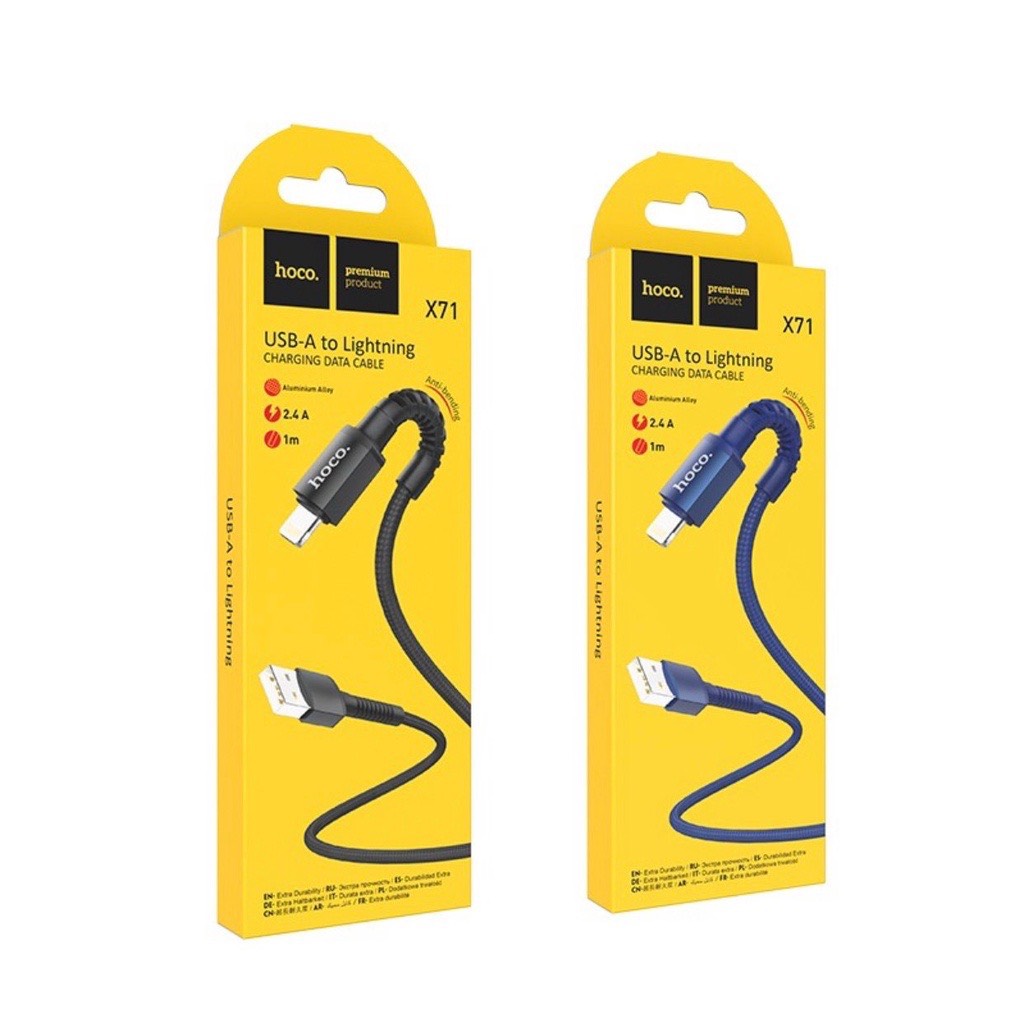 Cáp sạc Usb-Lighting Hoco X71