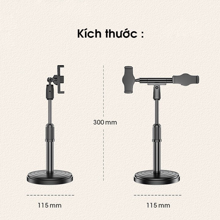 Kệ 2 điện thoại livetream, xem phim