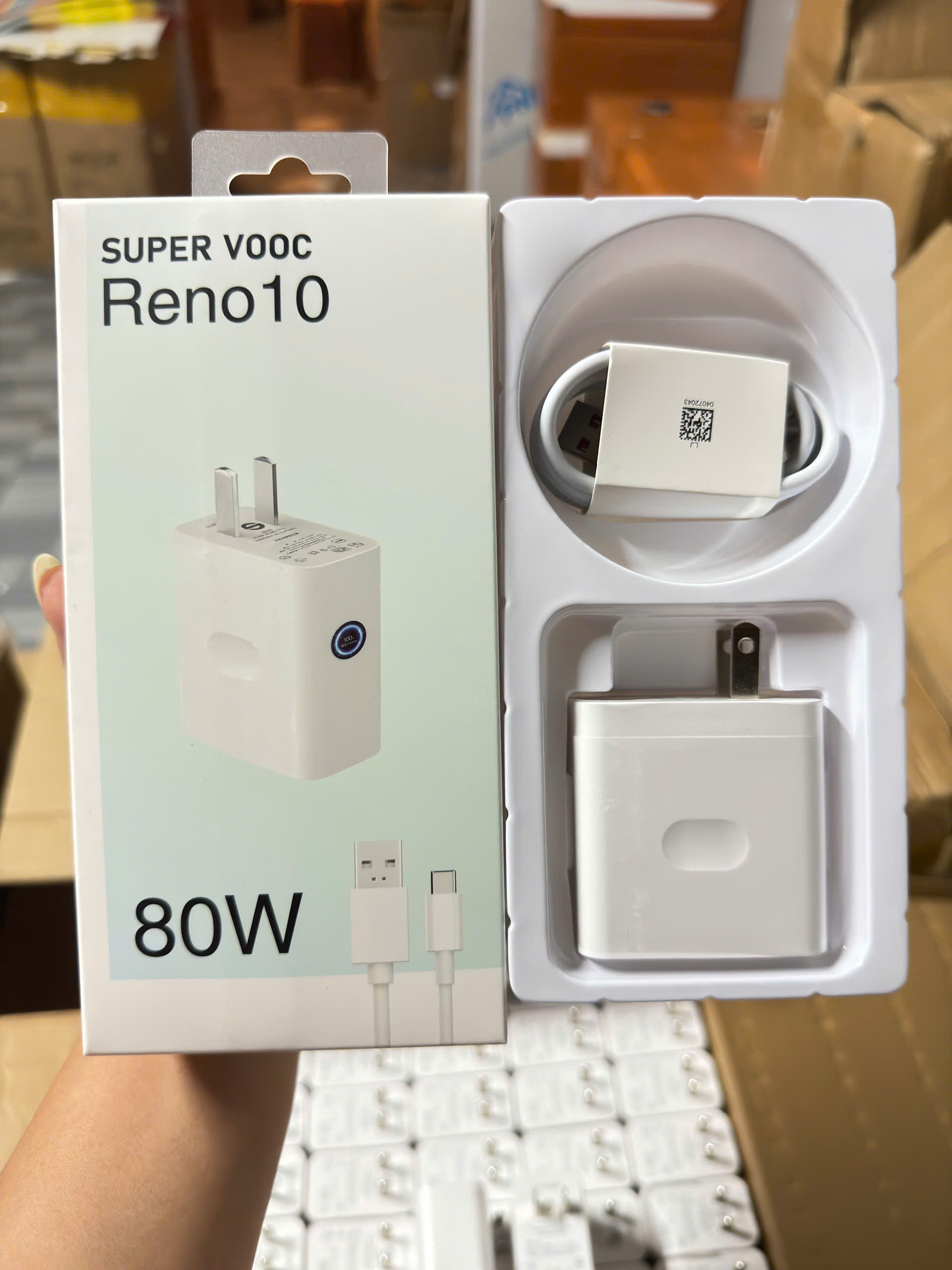 Bộ sạc Usb-TypeC Suppervooc TA-80w cho Oppo
