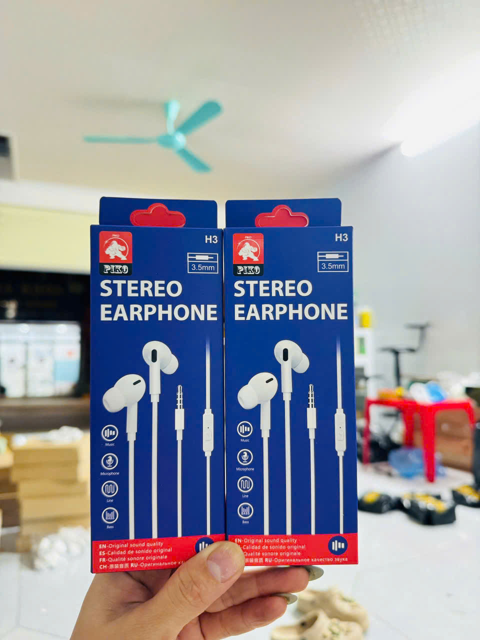 Tai nghe dây đầu tròn Piko H3
