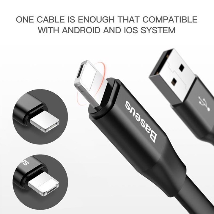 Cáp sạc Usb-Lighting ngắn 23cm Baseus Nimble Portable