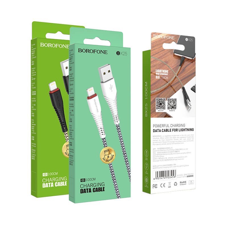 Cáp sạc Usb-Lighting Borofone bx25