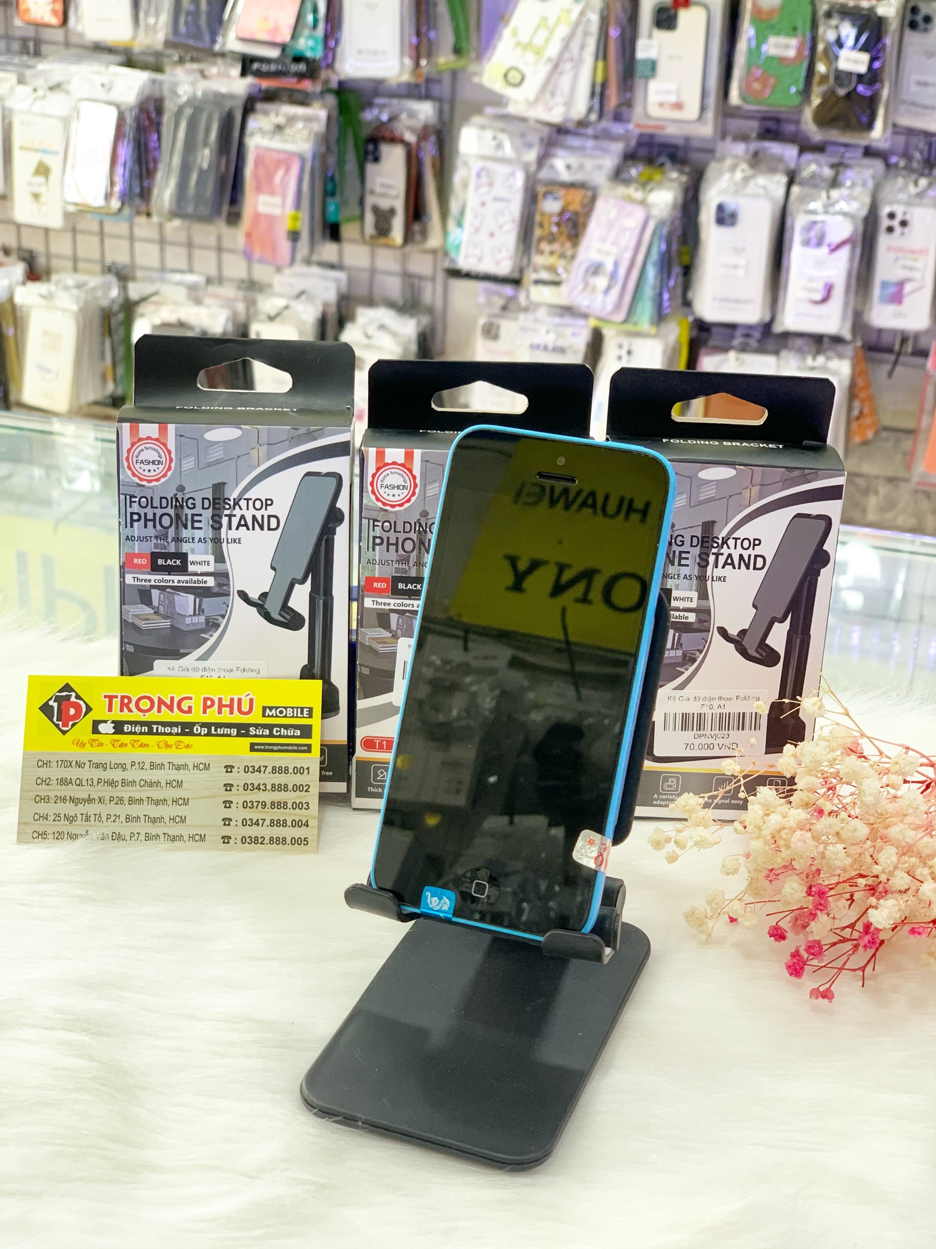 Kệ điện thoại gấp gọn Folding F10, A1
